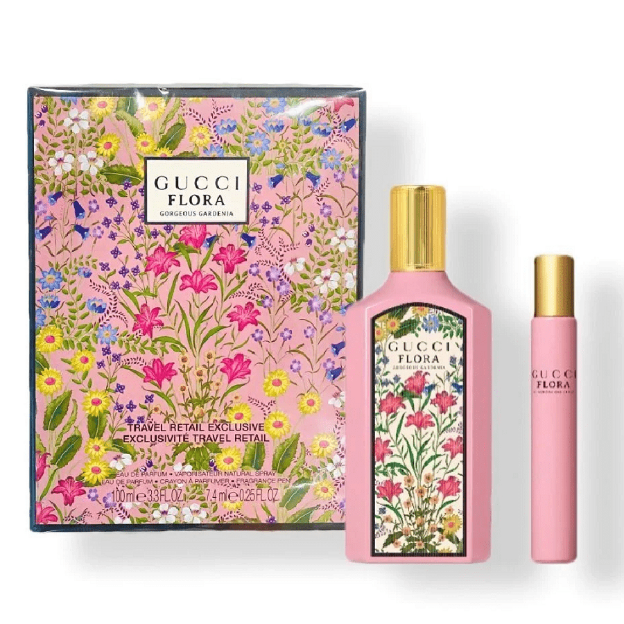 Set Gucci Flora Gorgeous Gardenia EDP 100ml Và Mini 10ml